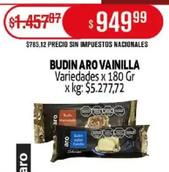 Makro Budin aro vainilla variedades oferta