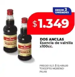 Supermayorista Vital DOS ANCLAS Esencia de vainilla x100cc oferta