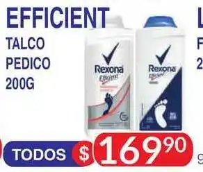 Masivos Efficiente Talco Pedico 200g oferta