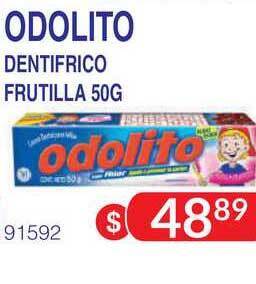 Masivos Odolito Dentifrico Frutilla 50g oferta