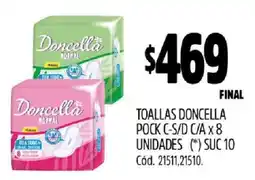 Supermercados Yaguar Toallas Doncella Pock oferta