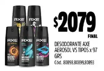 Supermercados Yaguar Desodorante Axe Aerosol oferta