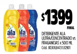 Supermercados Yaguar Detergente Ala Ultra/Concentrado oferta