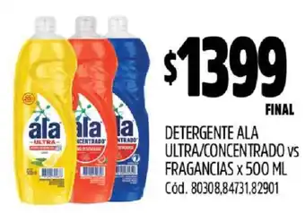 Supermercados Yaguar Detergente Ala Ultra/Concentrado oferta