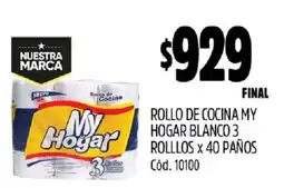 Supermercados Yaguar Rollo de Cocina My Hogar Blanco oferta