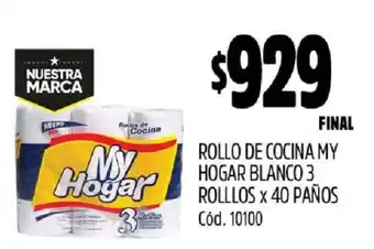 Supermercados Yaguar Rollo de Cocina My Hogar Blanco oferta