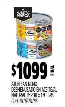 Supermercados Yaguar Atún San Remo Desmenuzado oferta