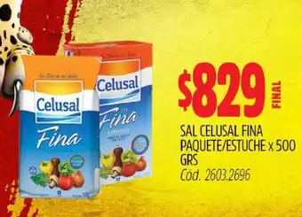 Supermercados Yaguar Sal Celusal Fina oferta