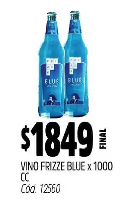 Supermercados Yaguar VINO FRIZZE BLUE x 1000 CC oferta