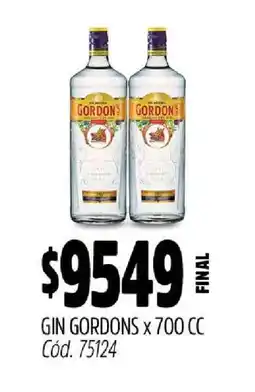 Supermercados Yaguar GIN GORDONS x 700 cc oferta