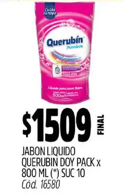 Supermercados Yaguar Jabon Liquido Querubin Doy Pack x 800 ml oferta