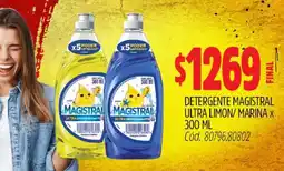 Supermercados Yaguar Detergente Magistral Ultra Limón/Marina x 300 ml oferta
