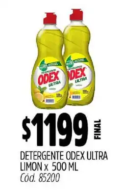 Supermercados Yaguar DETERGENTE ODEX ULTRA LIMON x 500 ML oferta