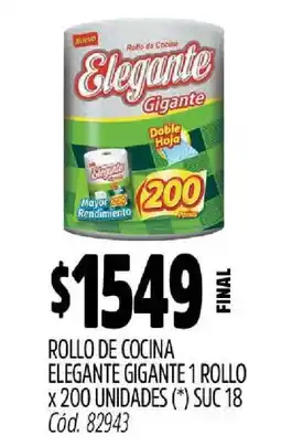 Supermercados Yaguar Rollo de Cocina Elegante Gigante oferta