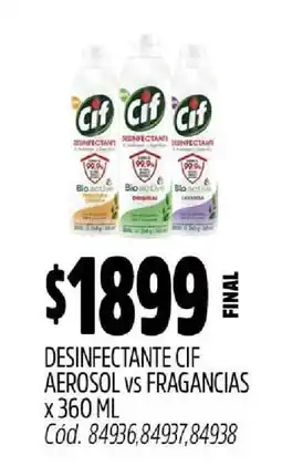 Supermercados Yaguar Desinfectante Cif Aerosol oferta