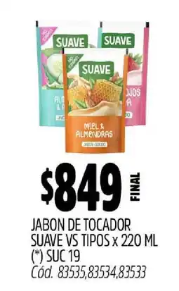 Supermercados Yaguar Jabón de Tocador Suave oferta
