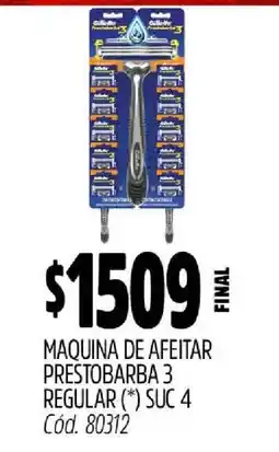 Supermercados Yaguar Maquina de Afeitar Prestobarba 3 Regular oferta