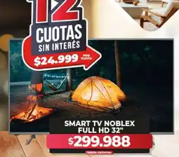 Supermayorista Vital SMART TV NOBLEX FULL HD 32 oferta