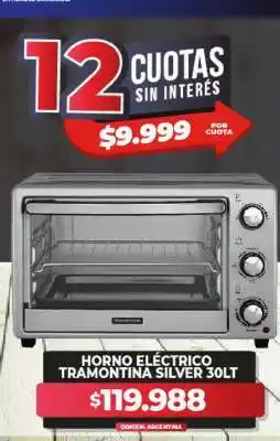 Supermayorista Vital Horno Electrico Tramontina Silver 30LT oferta