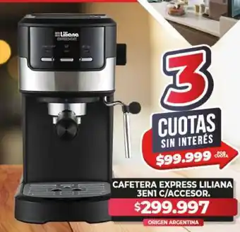 Supermayorista Vital Cafetera Express Liliana 3en1 c/Accesor oferta
