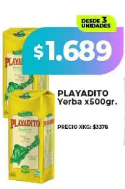 Supermayorista Vital PLAYADITO Yerba x500gr oferta