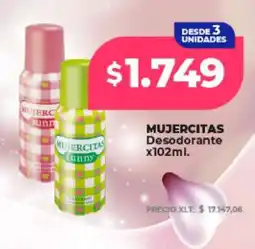 Supermayorista Vital MUJERCITAS Desodorante oferta