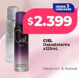Supermayorista Vital CIEL Desodorante x123ml oferta