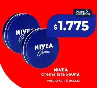 Supermayorista Vital NIVEA Crema lata x60ml oferta