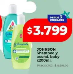 Supermayorista Vital JOHNSON Shampoo y acond. baby x200ml oferta