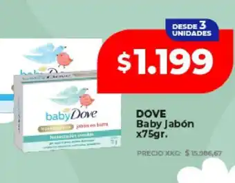 Supermayorista Vital DOVE Baby Jabón x75gr oferta