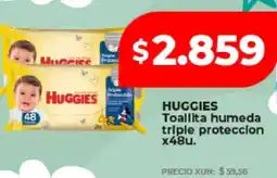Supermayorista Vital HUGGIES Toallita humeda triple proteccion x48u oferta