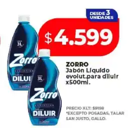 Supermayorista Vital ZORRO Jabon liquido oferta