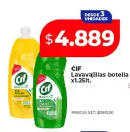 Supermayorista Vital CIF Lavavajillas botella oferta