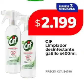 Supermayorista Vital CIF Limpiador desinfectante gatillo x400ml oferta