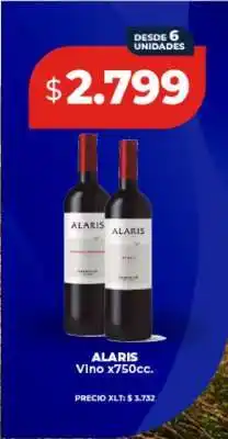 Supermayorista Vital ALARIS Vino x750cc oferta