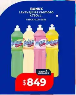 Supermayorista Vital BONUX Lavavajillas cremoso x750cc oferta
