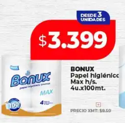 Supermayorista Vital BONUX Papel higienico max oferta