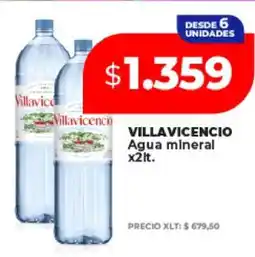 Supermayorista Vital VILLAVICENCIO Agua mineral x2lt oferta
