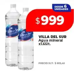 Supermayorista Vital VILLA DEL SUR Agua mineral oferta