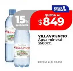 Supermayorista Vital VILLAVICENCIO Agua mineral x500cc oferta