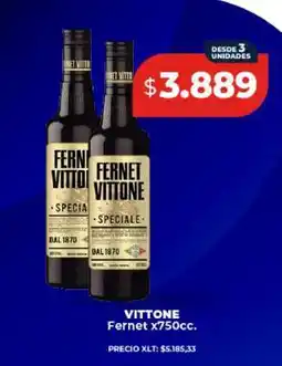Supermayorista Vital Vittone Fernet x750cc oferta