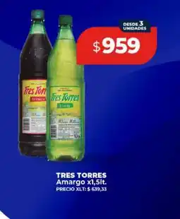 Supermayorista Vital TRES TORRES Amargo x1,5lt oferta