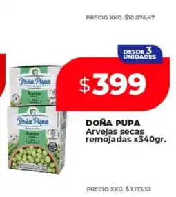 Supermayorista Vital DOÑA PUPA Arvejas secas remojadas x340gr oferta