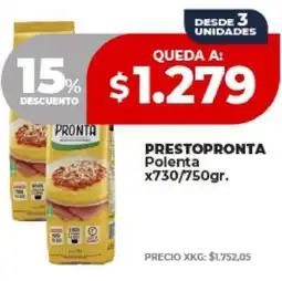 Supermayorista Vital PRESTOPRONTA Polenta oferta