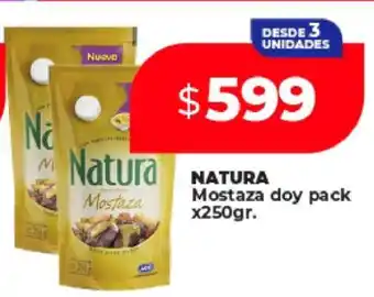 Supermayorista Vital Natura Mostaza doy pack x250gr oferta