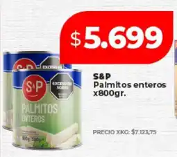 Supermayorista Vital S&P Palmitos enteros x800gr oferta