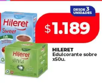 Supermayorista Vital HILERET Edulcorante sobre x50u oferta