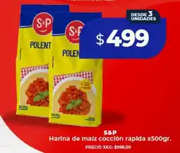 Supermayorista Vital S&P Harina de maíz cocción rapida x500gr oferta