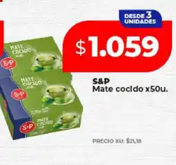 Supermayorista Vital S&P Mate cocido x50u oferta