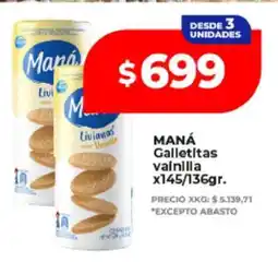 Supermayorista Vital MANÁ Galletitas vainilla oferta